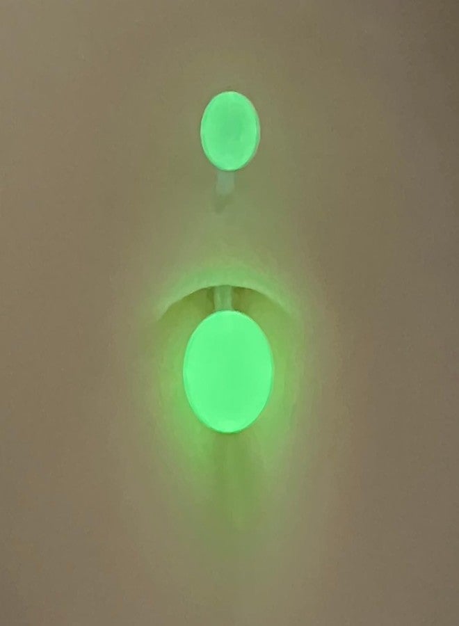 POYAMUSE Glow in the Dark Belly Button Rings - 14G Acrylic Belly Button Piercing Jewelry-10pcs - Image 4